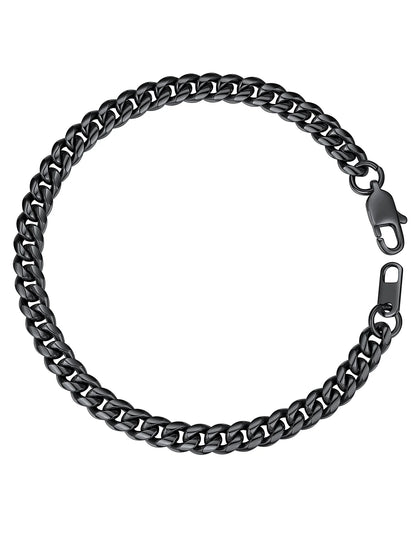 Gold Plated Bracelet for Men Chunky Cuban Bracelet 14MM 7.5 Inch Stainless Steel Chain Bracelet Birthday Father Day Graduation Jewelry Gifts for Him Dad Adults Age